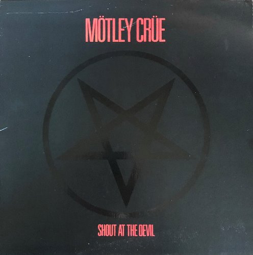 MOTLEY CRUE - Shout At The Devil (&quot;VHTF SIN FAN CLUB INSERT/LYRIC INNER SLEEVE&quot;)