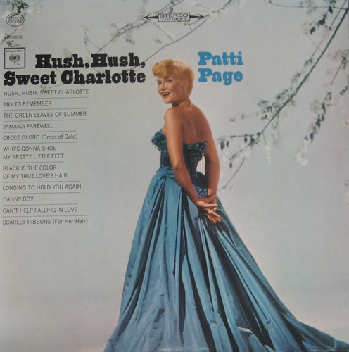 PATTI PAGE - HUSH,HUSH,SWEET CHARIOTTE (&quot;STEREO 블랙로고&quot;)