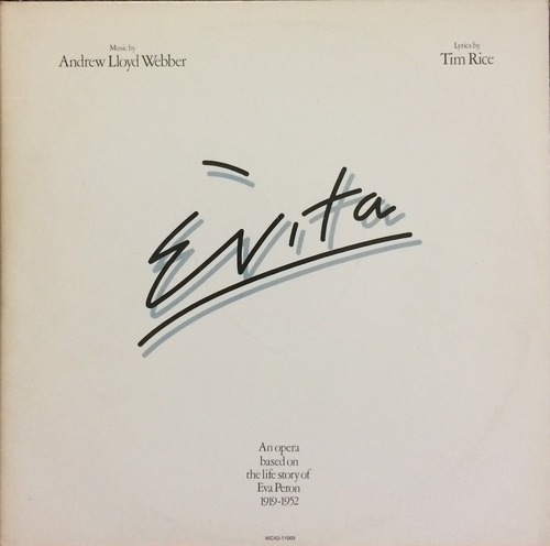 EVITA - London Cast Andrew Lloyd Webber Soundtrack (2LP)